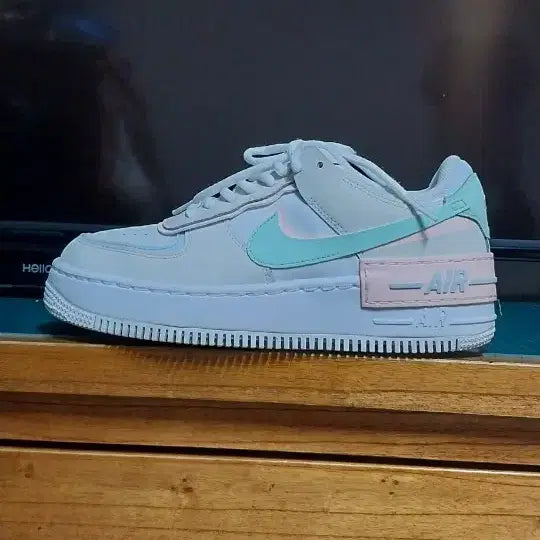 [BUNJANG] Nike Air Force 1 Shadow White Women's Sneakers / 나이키 정품 에어포스1 쉐도우 화이트 운동화.245