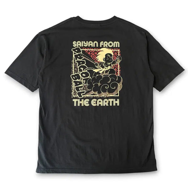 [BUNJANG] Dragon Ball Official Authentic Son Goku Back Print T-Shirt L / 드래곤볼 오피셜 정품 손오공 백프린팅 반팔 티셔츠 L