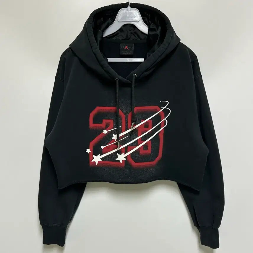 [BUNJANG] Nike Jordan Flight Crop Hoodie Black (Women's S) / [여자-80]나이키 조던 플라이트 크롭 후드티