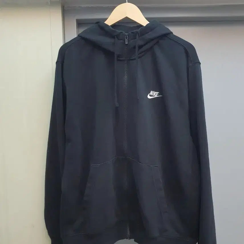 [BUNJANG] Nike Black Zip-Up Hoodie Oversized XL / 나이키 후드집업 xl