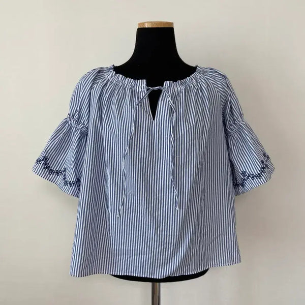 [BUNJANG] Stripe Blouse / 스트라이프 블라우스