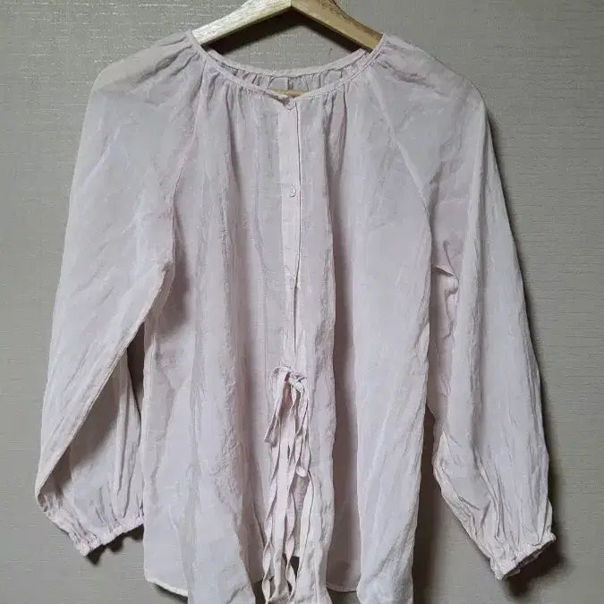 [BUNJANG] EGO EDIT Pink Blouse Free Size / EGO EDIT 핑크 블라우스 F