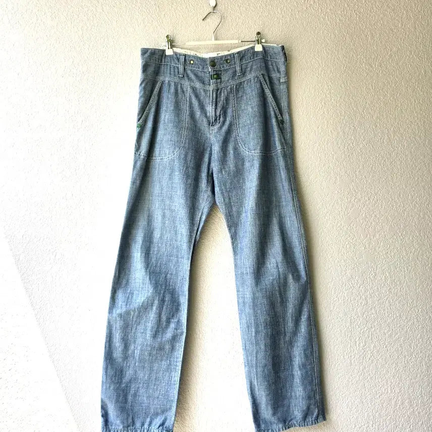 [BUNJANG] Edwin 712RS Chambray Pants / 에드윈 712RS 샴브레이팬츠 (made in japan)