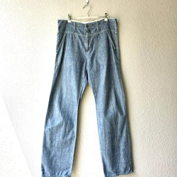 [BUNJANG] Edwin 712RS Chambray Pants / 에드윈 712RS 샴브레이팬츠 (made in japan)