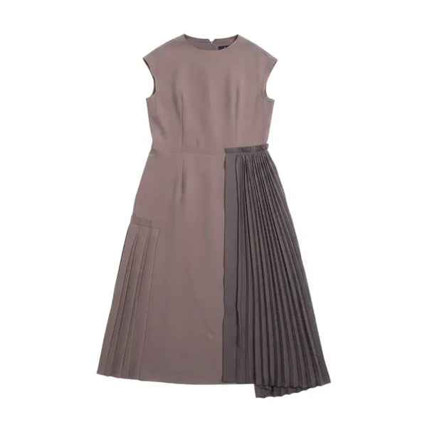 [BUNJANG] Lanvin Collection Unbalanced Long Dress / 여성~66/ 랑방 플리 언밸런스 롱 원피스BG 36-23