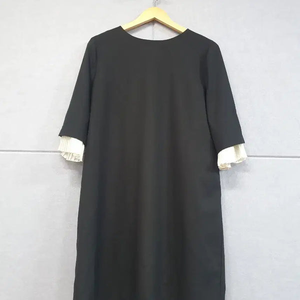 [BUNJANG] #ing.A Black Pleated Sleeve Dress / #ing.A 블랙 플리츠 소매 원피스 66