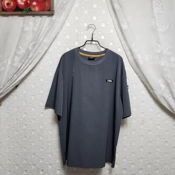 [BUNJANG] Men's Charcoal Short-Sleeve T-Shirt (Size 105) / 차콜 반팔티 남성105