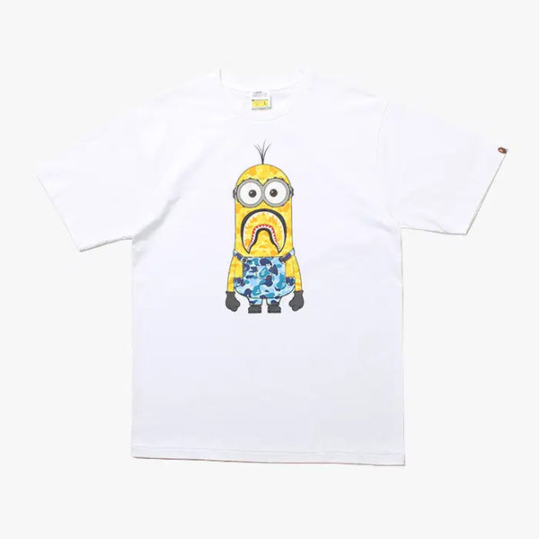[BUNJANG] BAPE X MINIONS Collaboration White T-Shirt XL / (새상품) BAPE X MINIONS "White T-Shirts"