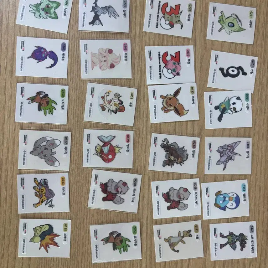 [BUNJANG] Pokemon Sticker Collection 30th Anniversary / 포켓몬스터 띠부씰 시즌5 30주년