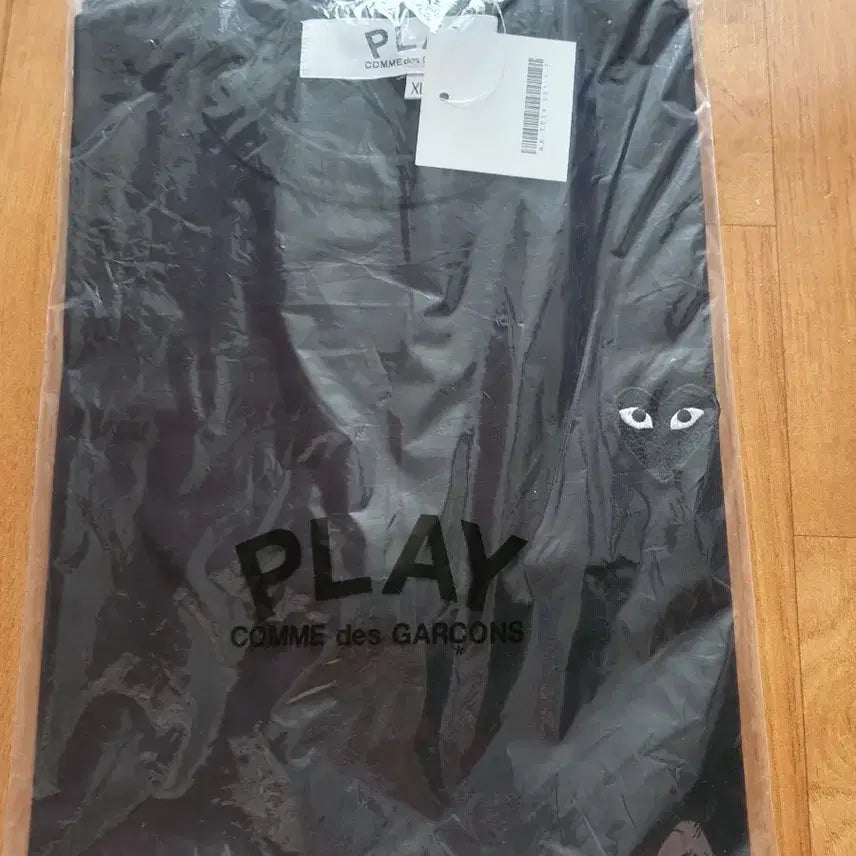 [BUNJANG] Comme des Garçons PLAY Black Half Sleeve T-Shirt XL / 꼼데가르송 플레이 반팔티 블랙 XL