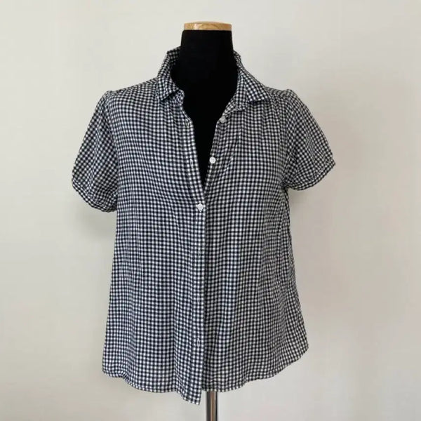 [BUNJANG] Gingham Check Blouse / 깅엄체크 블라우스