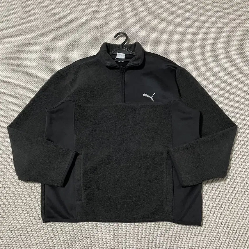 [BUNJANG] Puma Half-Zip Fleece Long Sleeve Sweatshirt L / L 퓨마 반집업 후리스 긴팔 B.6004