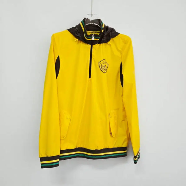 [BUNJANG] Renoma Yellow Anorak Windbreaker Hooded Jacket / 1451 레노마  옐로우  아노락 바람막이 후드 자켓 95
