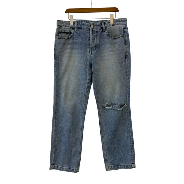 [BUNJANG] Solid Homme Distressed Denim Pants Size 50 / 솔리드옴므 디스트로이드 데님 팬츠 50 정품