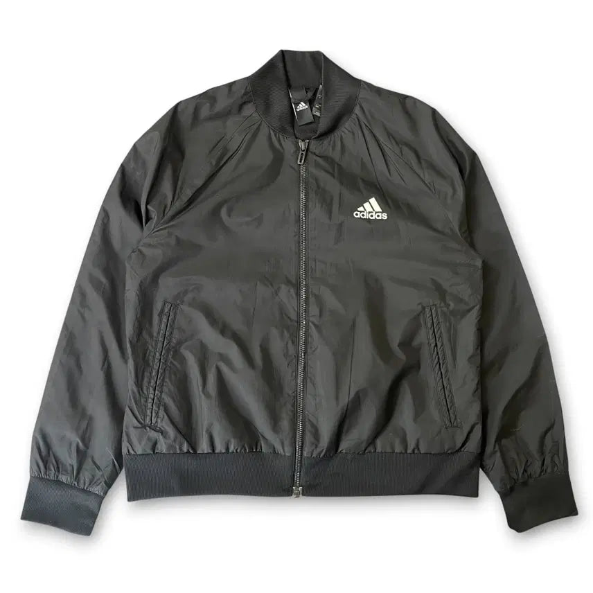 [BUNJANG] Adidas JPN Black Bomber Jacket Size S / 아디다스 JPN 블랙 봄버 자켓 S