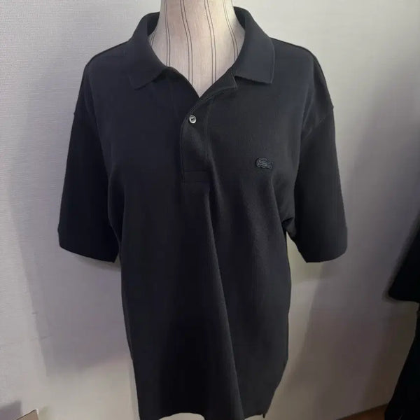 [BUNJANG] Lacoste Japan Exclusive Washed Charcoal Pique Cotton Short Sleeve Polo Shirt / 라코스테 제펜 익스클루시브 폴로 반팔