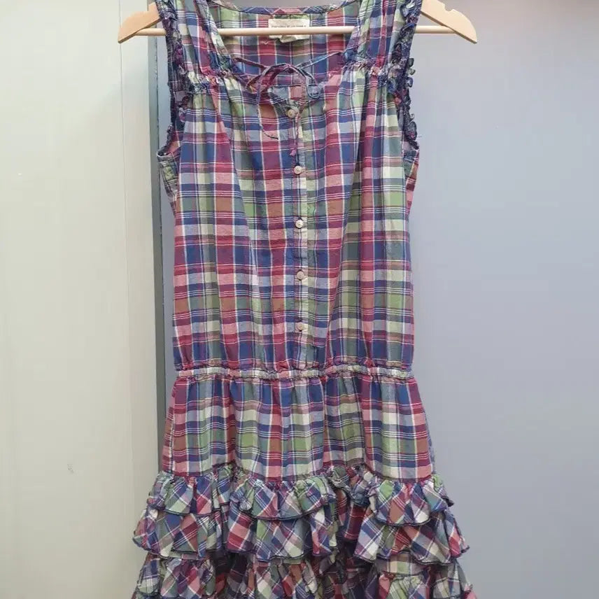 [BUNJANG] Ralph Lauren Denim & Supply Frill Dress XS / 랄프로렌 데님앤서플라이 프릴 원피스 85