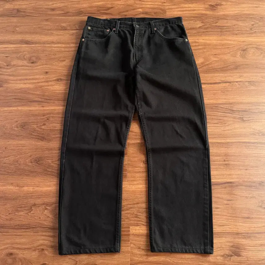 [BUNJANG] Levi's 521-02 Black Denim Pants (EU Made, 00s) / [34]00's 리바이스 유럽 521-02 흑청 데님 팬츠
