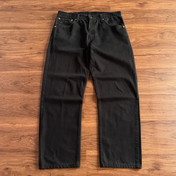 [BUNJANG] Levi's 521-02 Black Denim Pants (EU Made, 00s) / [34]00's 리바이스 유럽 521-02 흑청 데님 팬츠