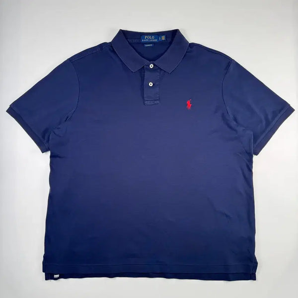 [BUNJANG] Polo Ralph Lauren Red Pony Soft Cotton Polo T-Shirt Navy / [L]폴로 랄프로렌 레드포니 소프트 코튼 폴로티 네이비