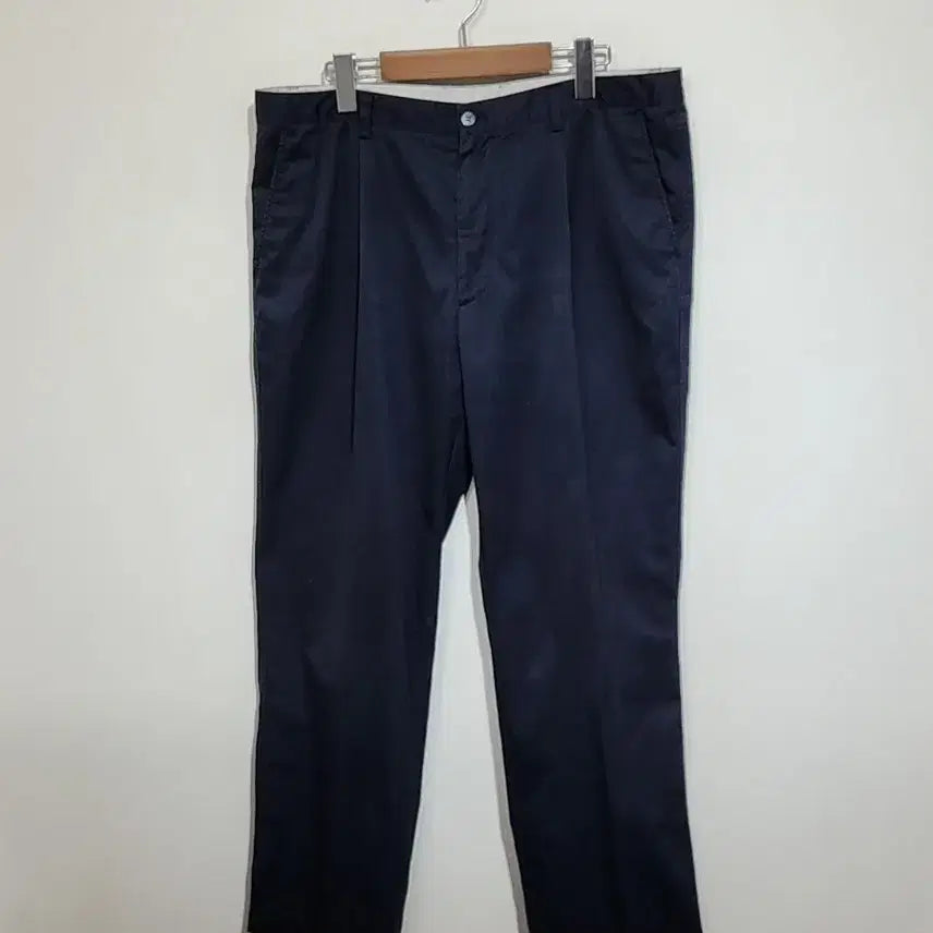 [BUNJANG] Lacoste Navy Chino Casual Cotton Pants / (35) 라코스테 면바지 네이비 치노팬츠 캐주얼