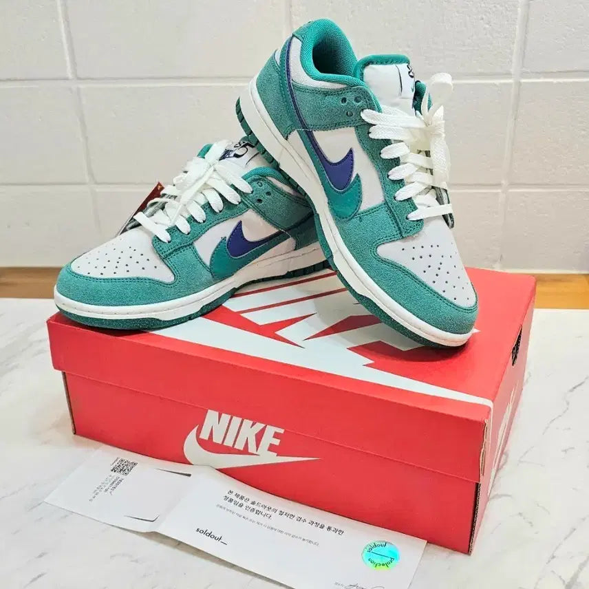 [BUNJANG] Nike Dunk Low Neptune Green 245mm / [새상품] 나이키 덩크로우 넵튠그린 245
