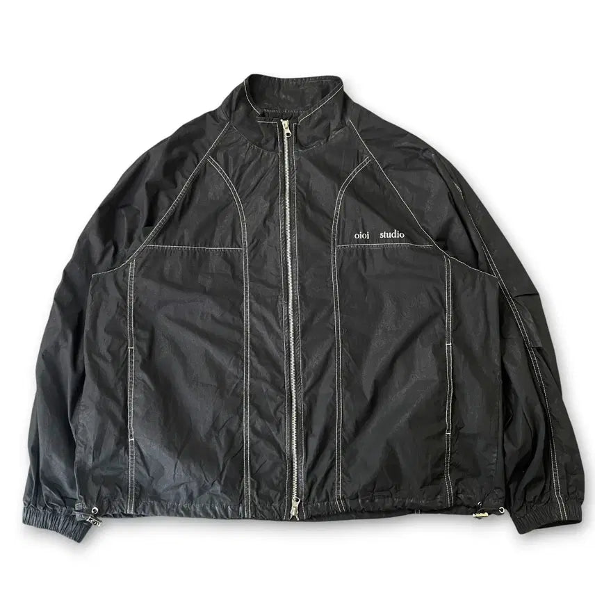 [BUNJANG] oioi White Stitch Windbreaker Jacket M / 오아이오아이 oioi 화이트 스티치 바람막이 자켓 M