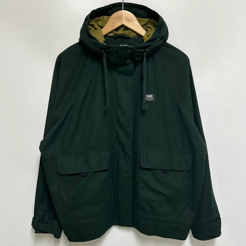 [BUNJANG] Vans Hooded Field Jacket Dark Green Men's M / [남자-95]반스 후드 야상 자켓