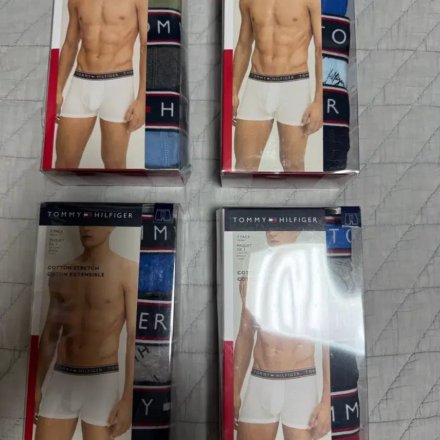 [BUNJANG] Tommy Hilfiger Cotton Stretch Briefs (12 Pack) / Tommy Hilfiger 토미힐피거 코튼스트레치 드로즈 12장 (4박스 일괄)