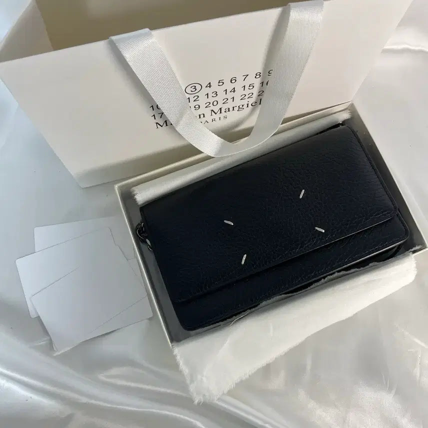 [BUNJANG] Maison Margiela WOC Crossbody Bag Black Full Set S-Grade / 메종 마르지엘라 woc 크로스백 블랙 풀세트 S급