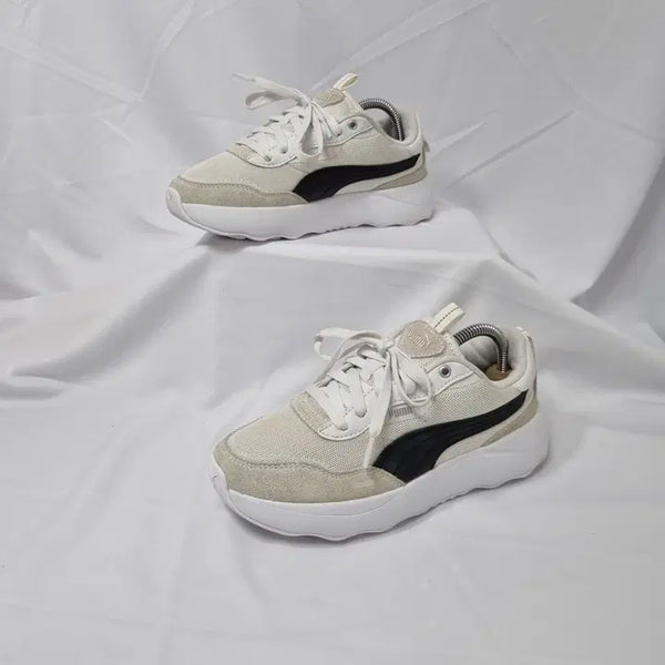 [BUNJANG] DooHa Vintage Puma Run Theaded Platform Sneakers / 두하빈티지 230 푸마 런테임드 플랫폼 운동화 스니커즈