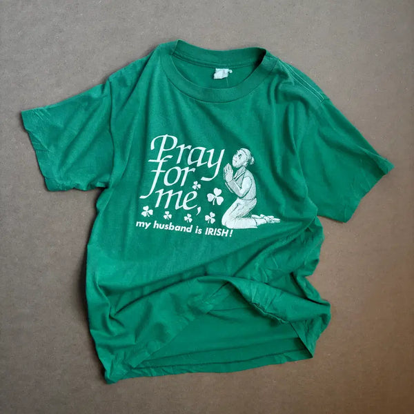 [BUNJANG] Vintage 80s Single Stitch Islander T-Shirt (M) / 빈티지 80s 싱글스티치 아일랜드인 반팔(M)