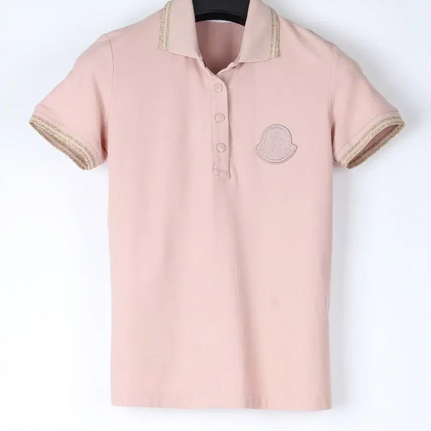 [BUNJANG] Moncler Logo Patch Women's Polo T-Shirt XS / 몽클레어 로고 패치 여성 PK 티셔츠 XS