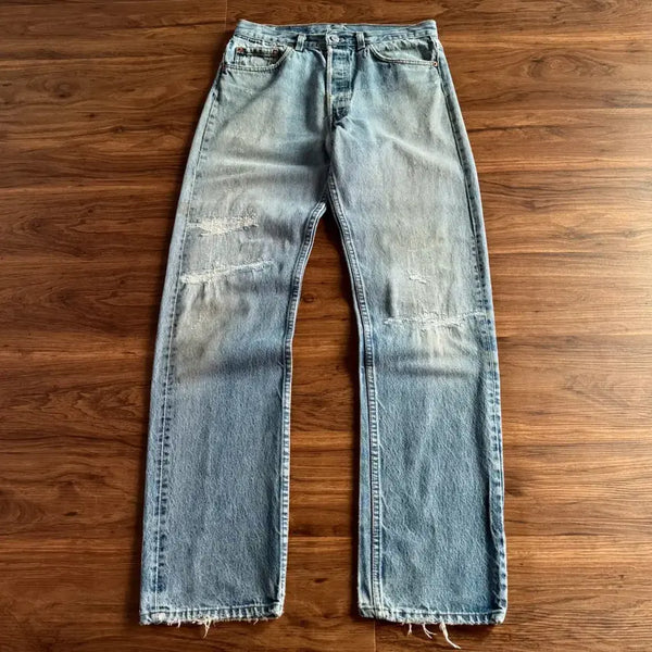 [BUNJANG] Levi's 501 90s Made in USA Repaired Denim Pants / [30]90's 리바이스 Made in USA 501 리페어드 데님 팬츠