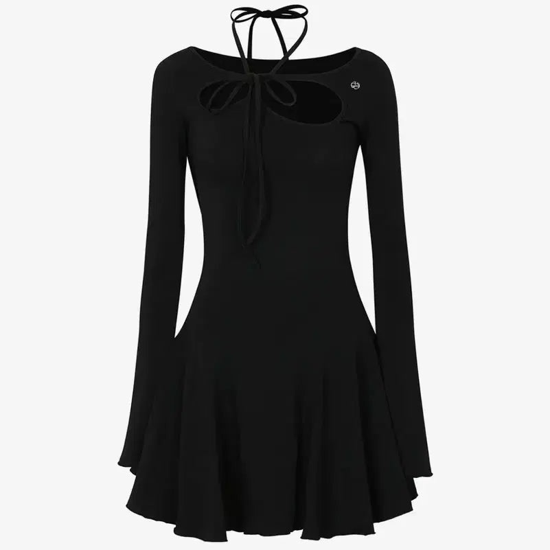 [BUNJANG] PAIN OR PLEASURE Orchid Dress Black / 페인오어플레져 ORCHID DRESS black