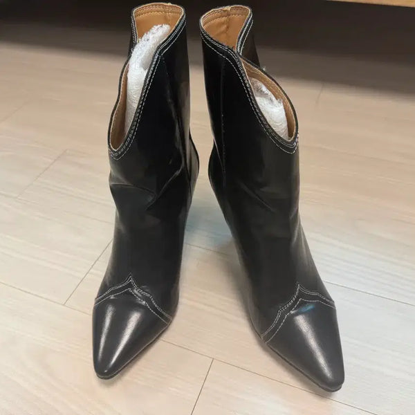 [BUNJANG] Black Western Boots / 웨스턴부츠