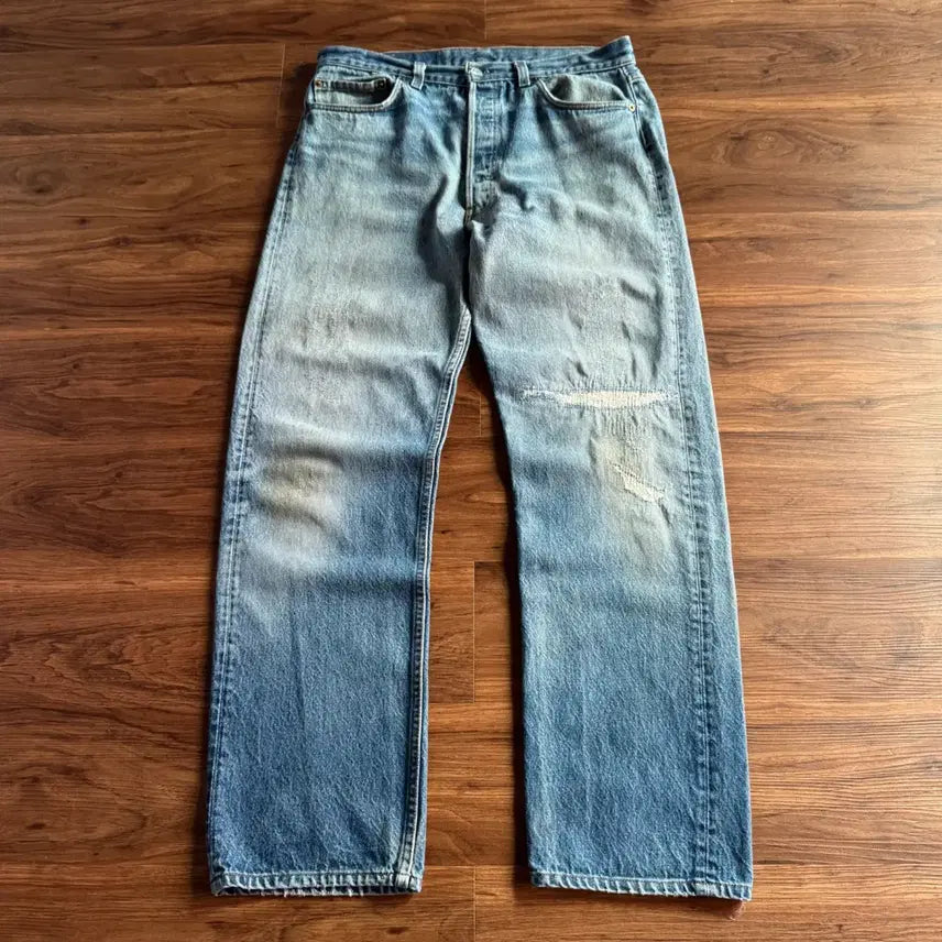 [BUNJANG] Levi's 80s Made in USA 501 Repaired Denim Pants / [36]80's 리바이스 Made in USA 501 리페어드 데님 팬츠