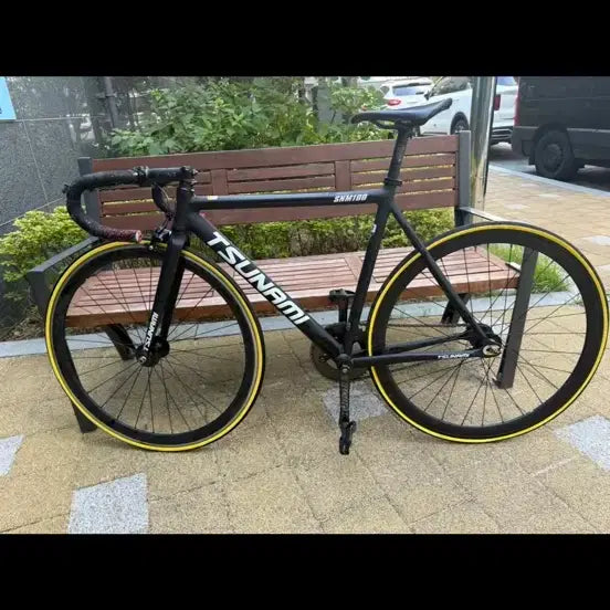 [BUNJANG] Tsunami SMM100 Bicycle Black / 쓰나미 SMM100 BLACK