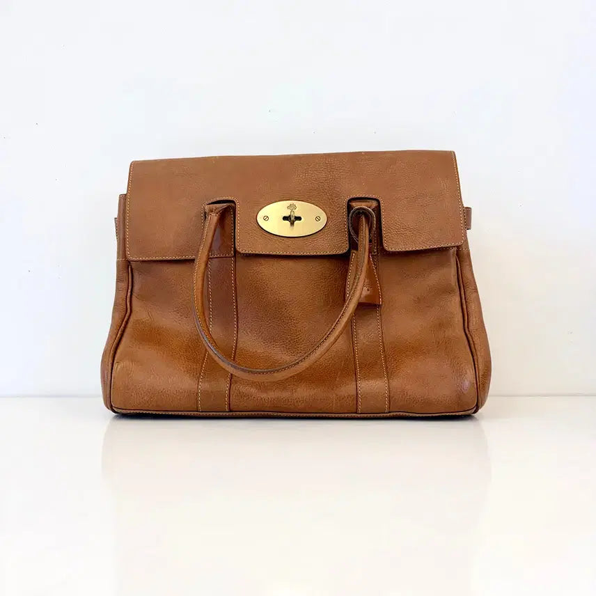 [BUNJANG] Mulberry Bayswater Tote Bag Brown / 멀버리 베이스워터 토트백 브라운 (002)