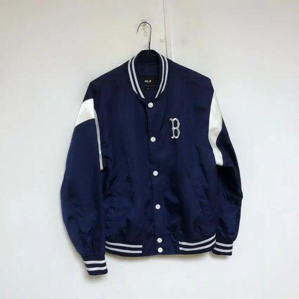 [BUNJANG] MLB Boston Men's Zip-Up Jacket (Size M) / 엠엘비 보스턴 남성 집업 자켓 95M@9966