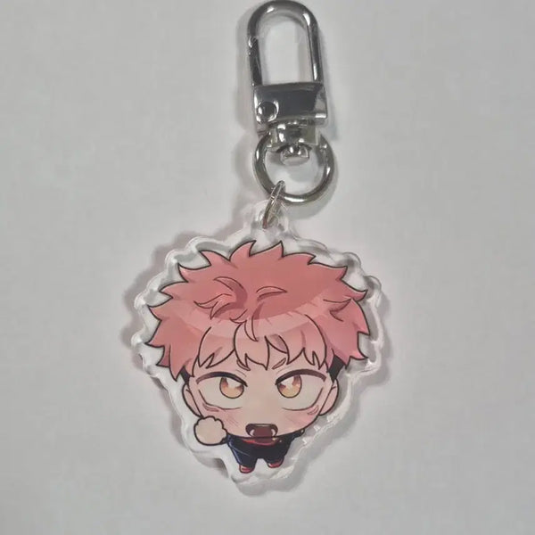 [BUNJANG] Jujutsu Kaisen Yuji Itadori Acrylic Keychain / 주술회전 비공굿 이타도리 아크릴 키링