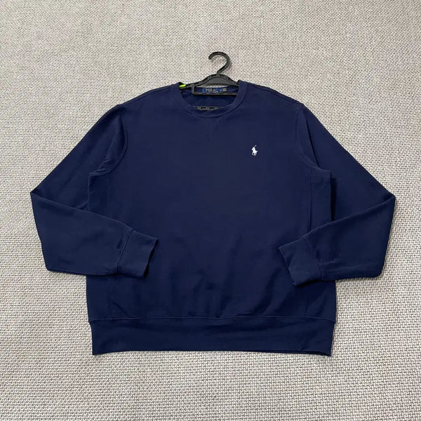 [BUNJANG] Polo Ralph Lauren Cotton Blend Crewneck Sweatshirt L / L 폴로 기모 라운드 맨투맨 N.9662