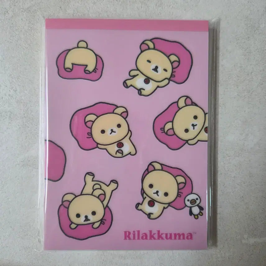 [BUNJANG] San-X Original Rilakkuma A6 Memo Pad / 산엑스 오리지널 코리락쿠마 A6 메모지 메모패드