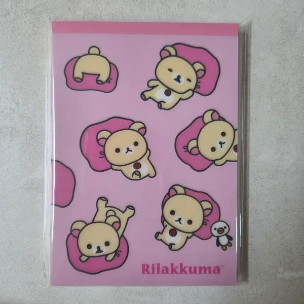[BUNJANG] San-X Original Rilakkuma A6 Memo Pad / 산엑스 오리지널 코리락쿠마 A6 메모지 메모패드