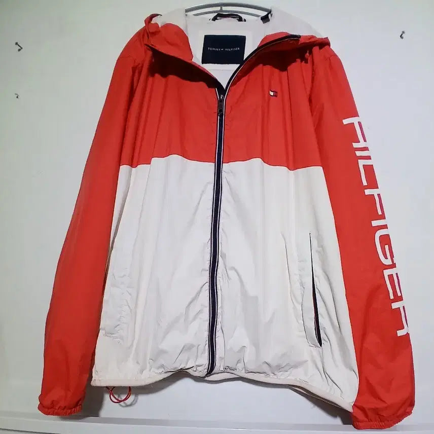 [BUNJANG] Vintage Tommy Hilfiger Windbreaker Jacket Size 110-115 / 빈티지존 타미힐피거 바람막이 110~115