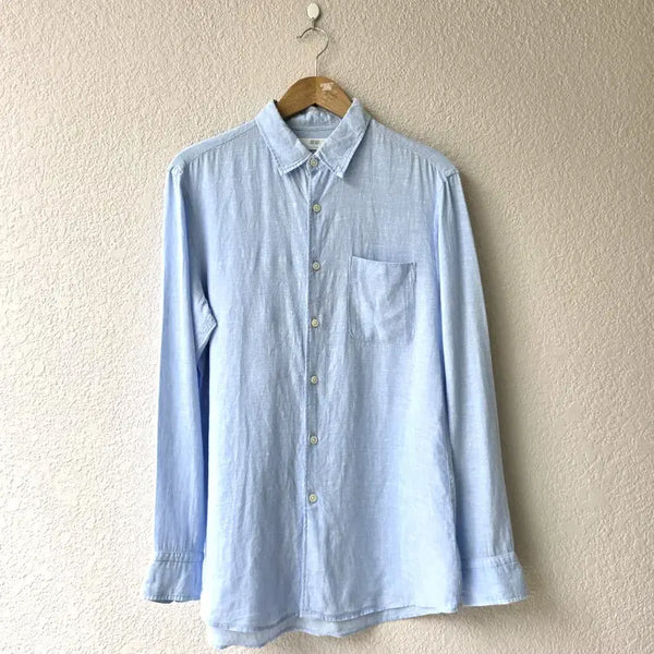 [BUNJANG] Uniqlo 100% Linen Shirt / 유니클로 리넨 100%
