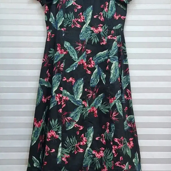 [BUNJANG] Keis Linen Floral Long Dress / 키이스> 린넨 플로럴 롱원피스