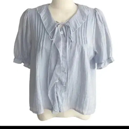 [BUNJANG] Women's Frill Blouse / 여성 프릴블라우스 새거