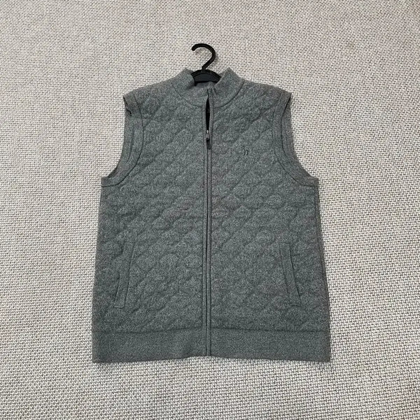 [BUNJANG] Hazzys Knit Zip-Up Vest L (Size 100) / L 헤지스 니트 집업 조끼 B.6106