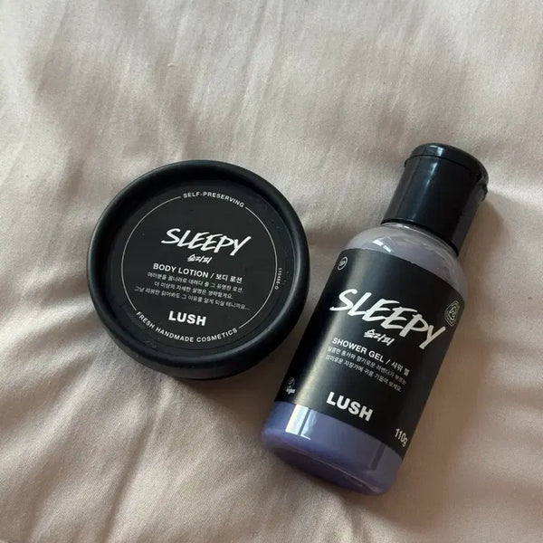 [BUNJANG] Lush Sleepy Shower Gel & Body Lotion Set / 러쉬 슬리피 샤워젤 + 바디로션 (새상품)